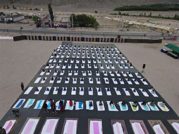 Yoga Day Celebration at AGS, Karu